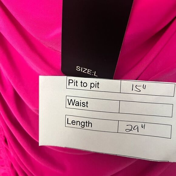 21 Saints Ruched Bodysuit Pink - Picture 6 of 6